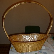 Cesta de mimbre