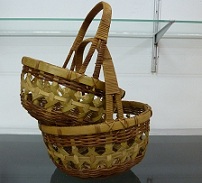 Cesta de mimbre