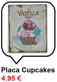 Placa Cupcakes