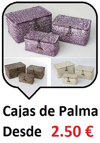Cajas de mimbre