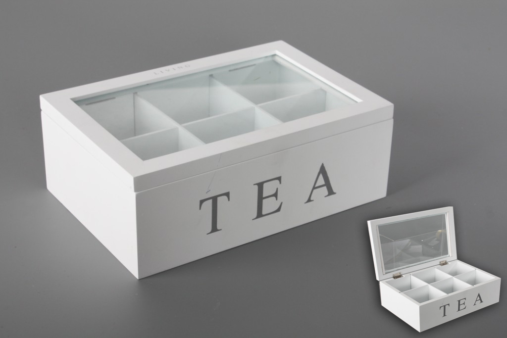 Caja de madera para el té