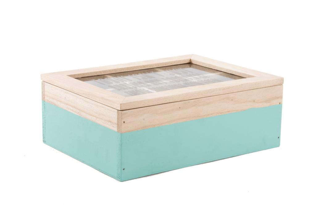 Comprar Cajas de madera, botes de metal, cajas para el té y costureros