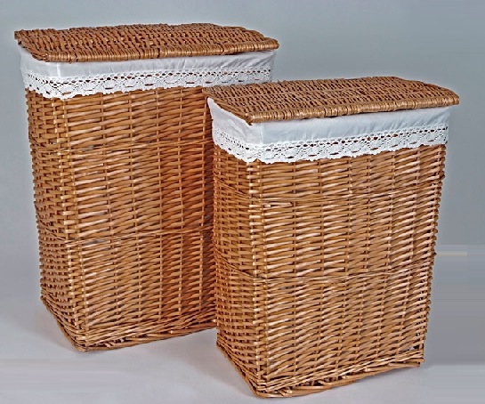 Comprar Cestas para la ropa sucia o roperos y baúles de mimbre, ratán y