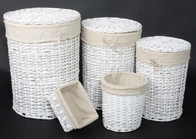 Comprar Cestas para la ropa sucia o roperos y baúles de mimbre, ratán y