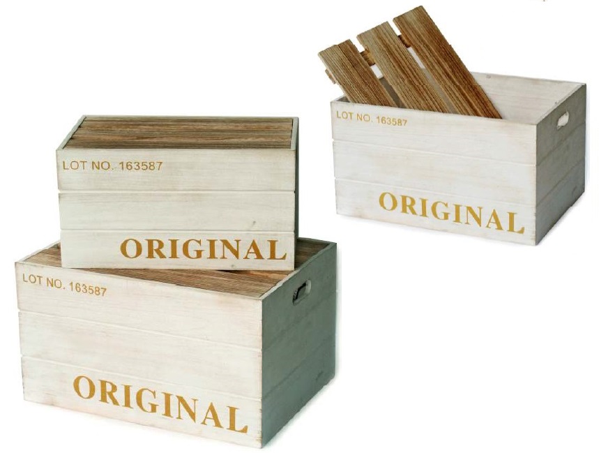 Caja de madera nrdica