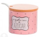 Azucarero con mensaje