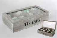 Wood tea box