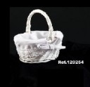 Wicker Basket, white