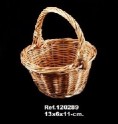Wicker Basket, covered