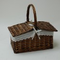 Wicker Basket, covered