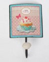 Country wall cloth holder