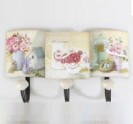 Country wall cloth holder
