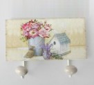 Country wall cloth holder