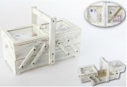 Wood Sewing Box