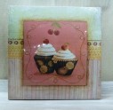 Country decorative painting, Cupcakes