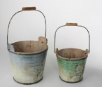 Cubo decoraci�n vintage