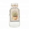 Frasco de vidrio vintage