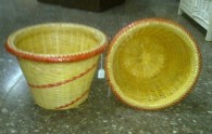 Wicker basket, flowerpot holder