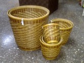 Wicker basket, flowerpot holder