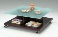 Wood and Glass Coffee table