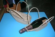Straw bottle rack
