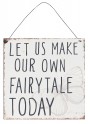 Placa decorativa vintage