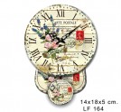 Country Wood Wall Clock