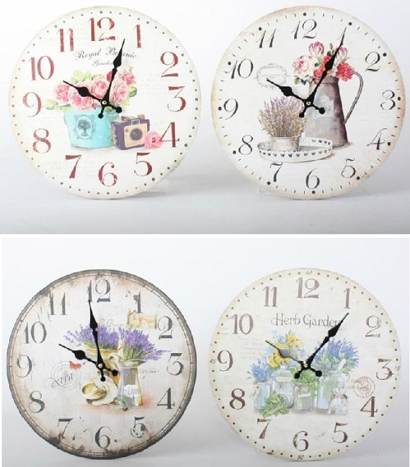 Relojes decorativos provenzales