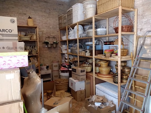 Cestería en Barcelona, tienda de cestos y capazos