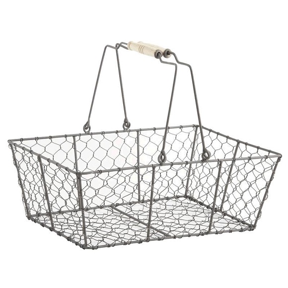 Cesta de metal para lotes