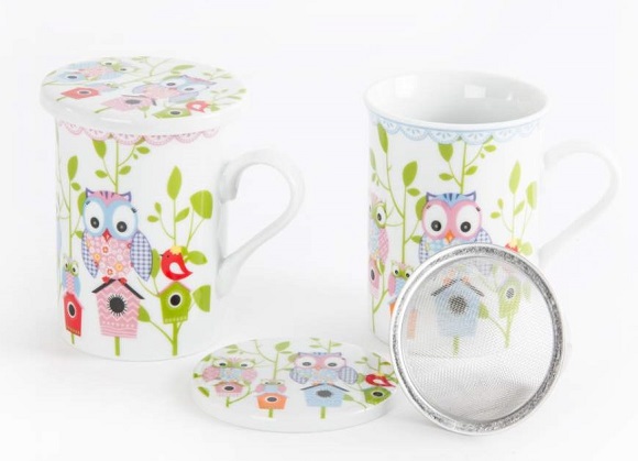 Taza para el té decorativa