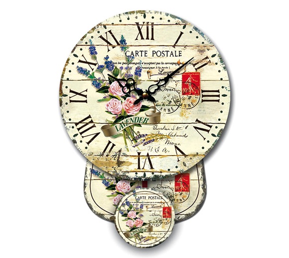 Reloj de pared estilo provenzal