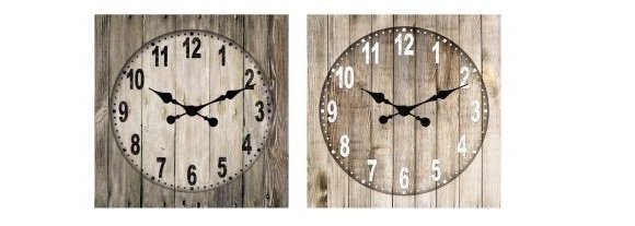 Reloj de pared decorativo