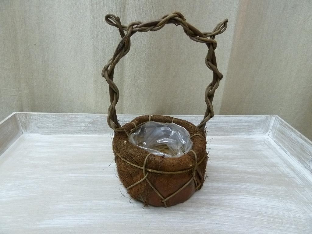 Comprar Canastilla de mimbre topos, Forrada, 29x29x9.5-32 cm - 120477 en  Birdikus, Tienda online
