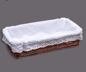 Canasto de mimbre o caj�n, natural