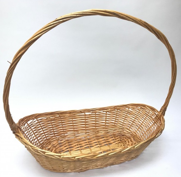 Cesta de mimbre para lotes