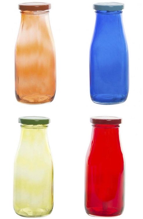 Frasco de vidrio vintage