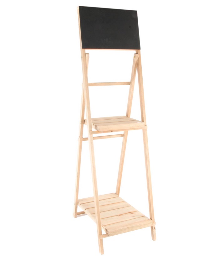 Estantera de madera rstica