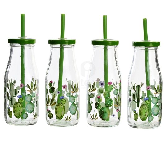 Botes con tapa y pajita, Vintage