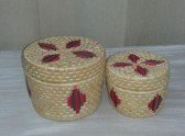 Round Wicker Boxes