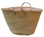 Palm shopping Baskets, covered