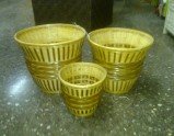 Wicker basket, flowerpot holder