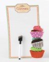 Kitchen Memo set, cupcakes